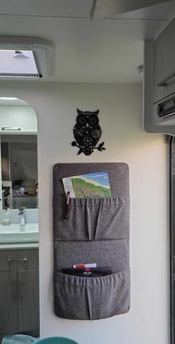Customer photo review of Floral Owl Wall Décor