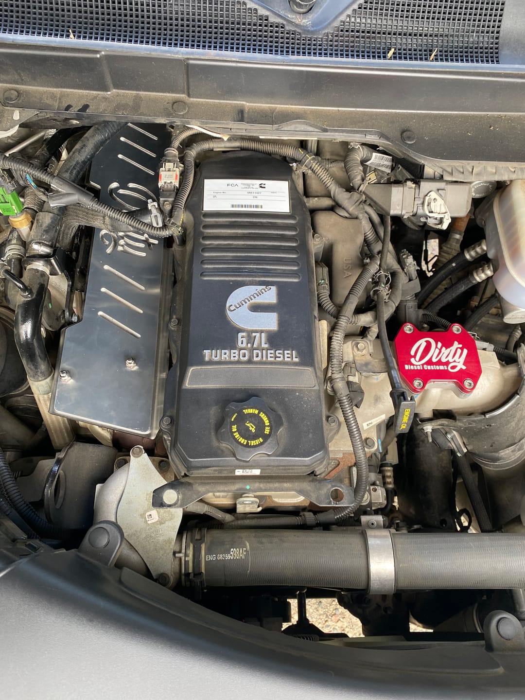 Customer photo review of 2009-2024 Cummins Exhaust Manifold Heat Shield (I67-EXH-A148)