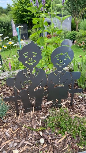 Customer photo review of Gartenstecker Oma & Opa