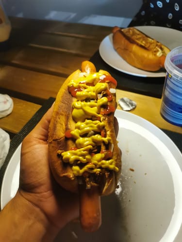 Customer photo review of Hot Dog Potato Rolls • 60gr