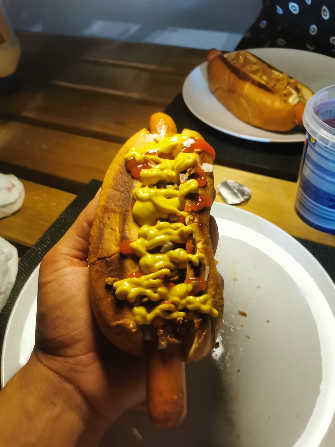 Customer photo review of Hot Dog Potato Rolls • 60gr