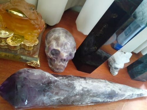 Customer photo review of Dark Amethyst Crystal Shard (Large) 70% Off Flash Promo Sale