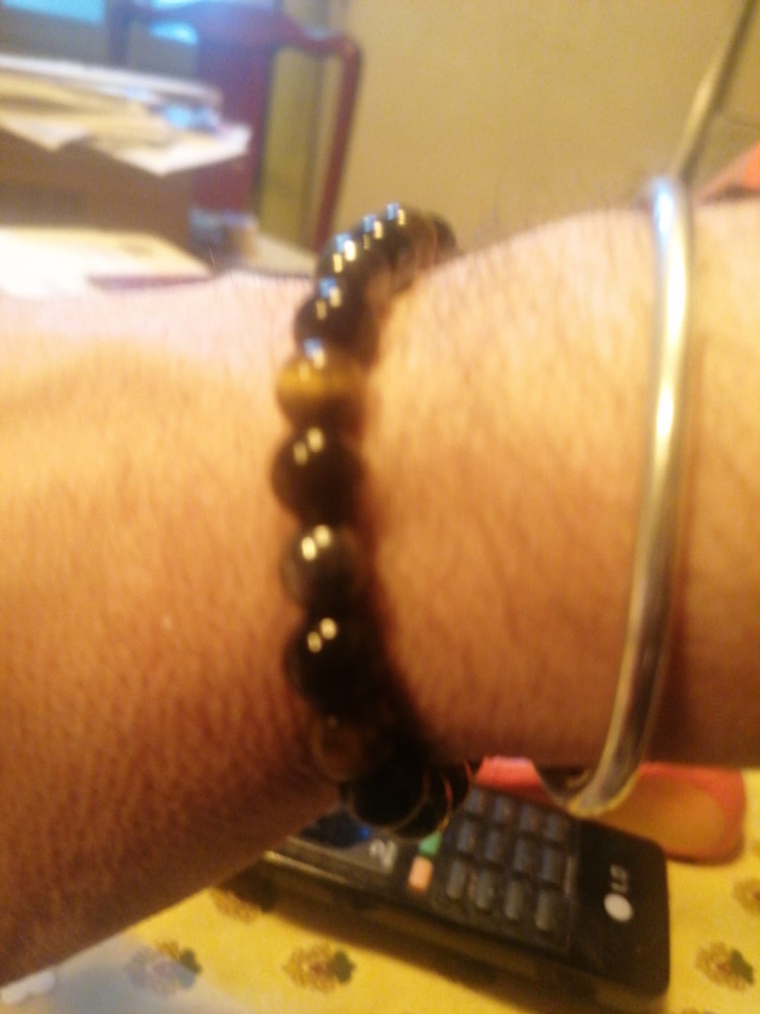 Customer photo review of Bracelet Jade de Chine "Chance"