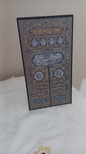 Customer photo review of Kabe Kapısı Metal Masa ve Raf Dekoru, Ramazan Konsepti & İslami Hediye