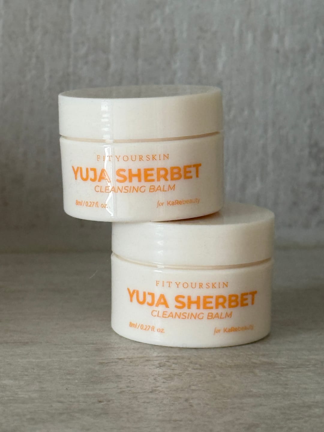 Customer photo review of Reisestørrelse FitYourSkinxKaRebeauty YUJA Cleansing Balm (8ml) - Oljerens
