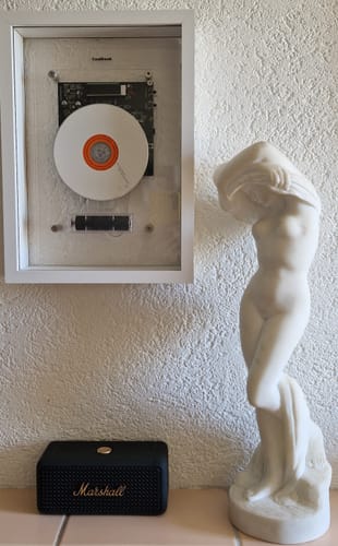 Customer photo review of M1 Music Frame CD Player with Bluetooth