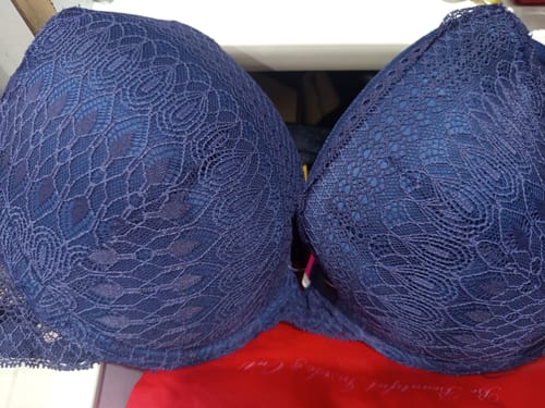 Customer photo review of Blue Turkish Imported Padded Bra