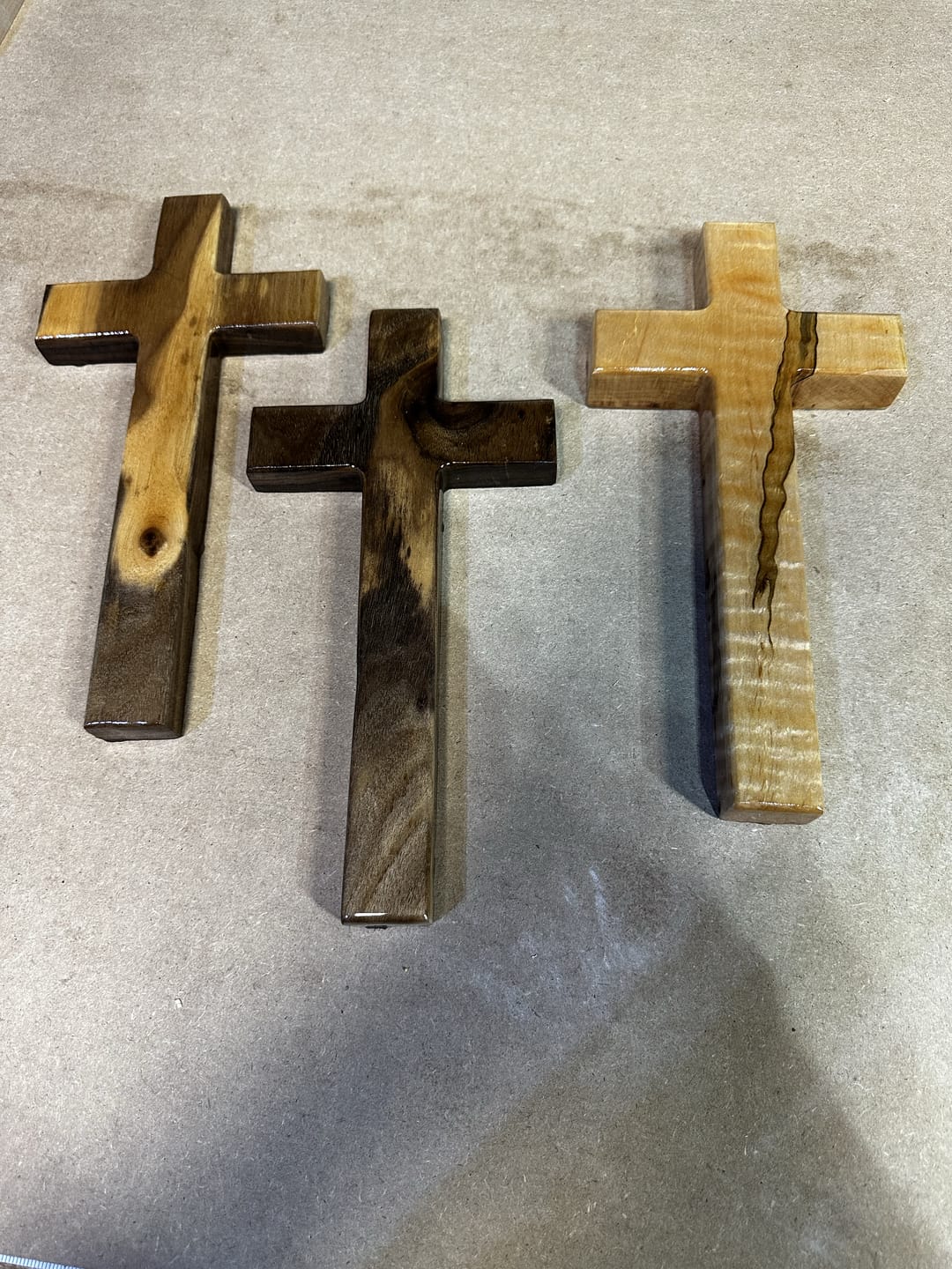 Customer photo review of 12x6" Small Cross Acrylic Router Template