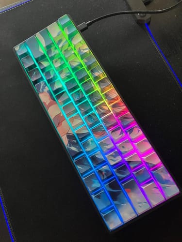 Customer photo review of DrunkDeer G60 - Wired Actuation-Distance-Adjustable Magnetic Switch Gaming Keyboard