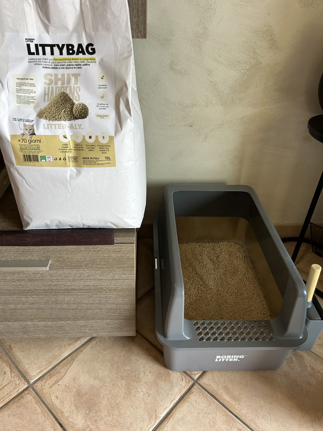 Customer photo review of LittyBag - La Prima Sabbietta Naturale a Clumping Superficiale
