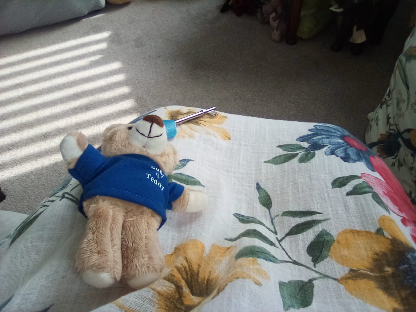 Customer photo review of Eddy The Teddy Keyring