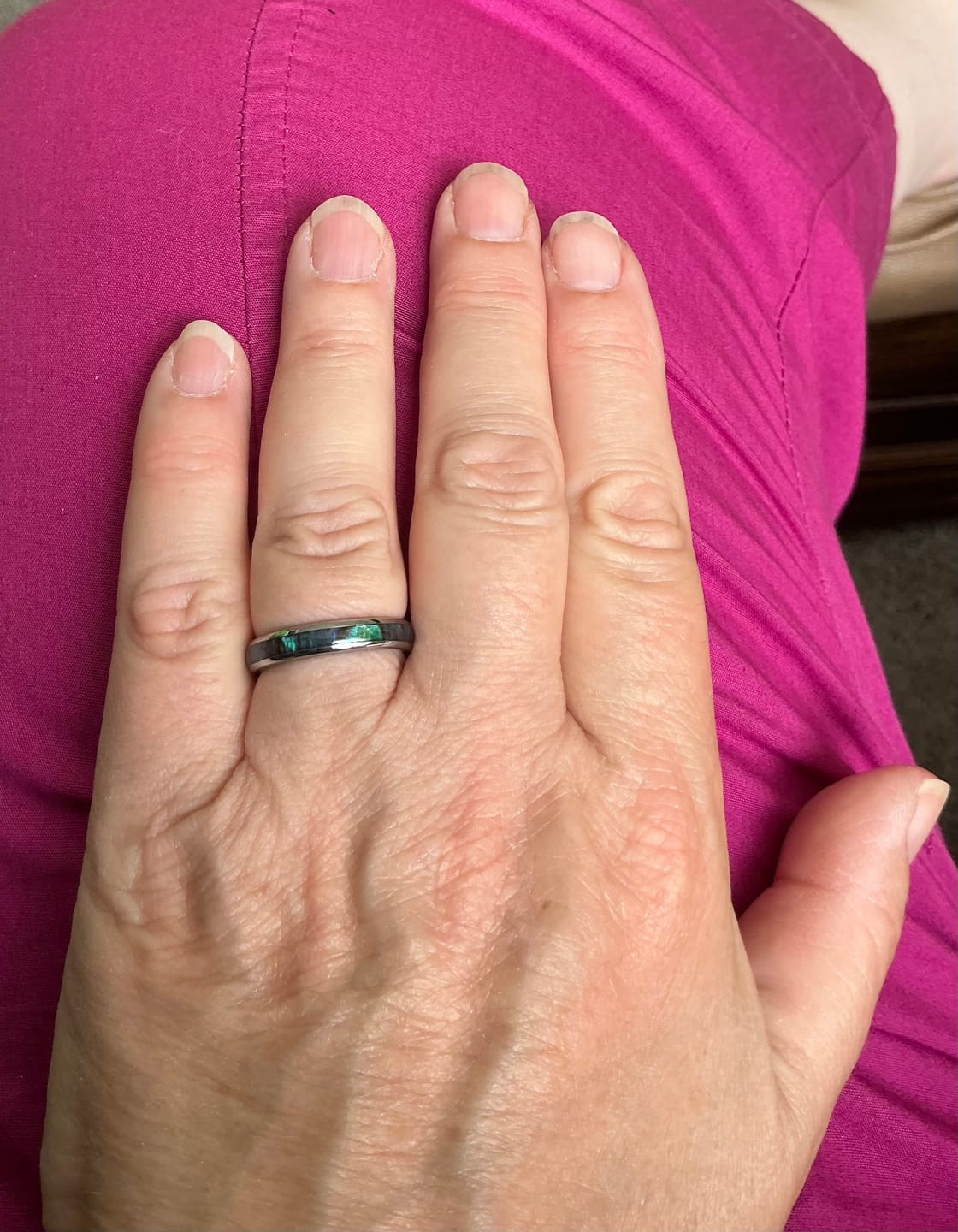 Customer photo review of The Neptune 4mm Wonder Ring
