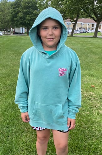Customer photo review of Youth Sideline Scoop Hoodie