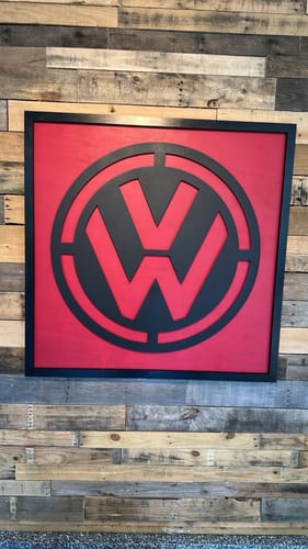 Customer photo review of Volkswagen Metal Car Emblem
