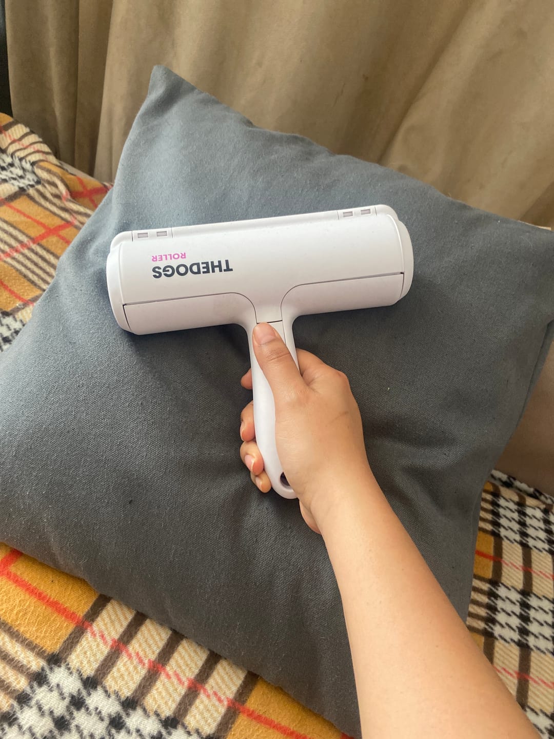 Customer photo review of THE DOGS Roller: Elimina pelos y pelusas
