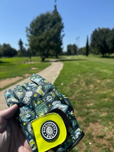 Customer photo review of High Roller Glove Blue