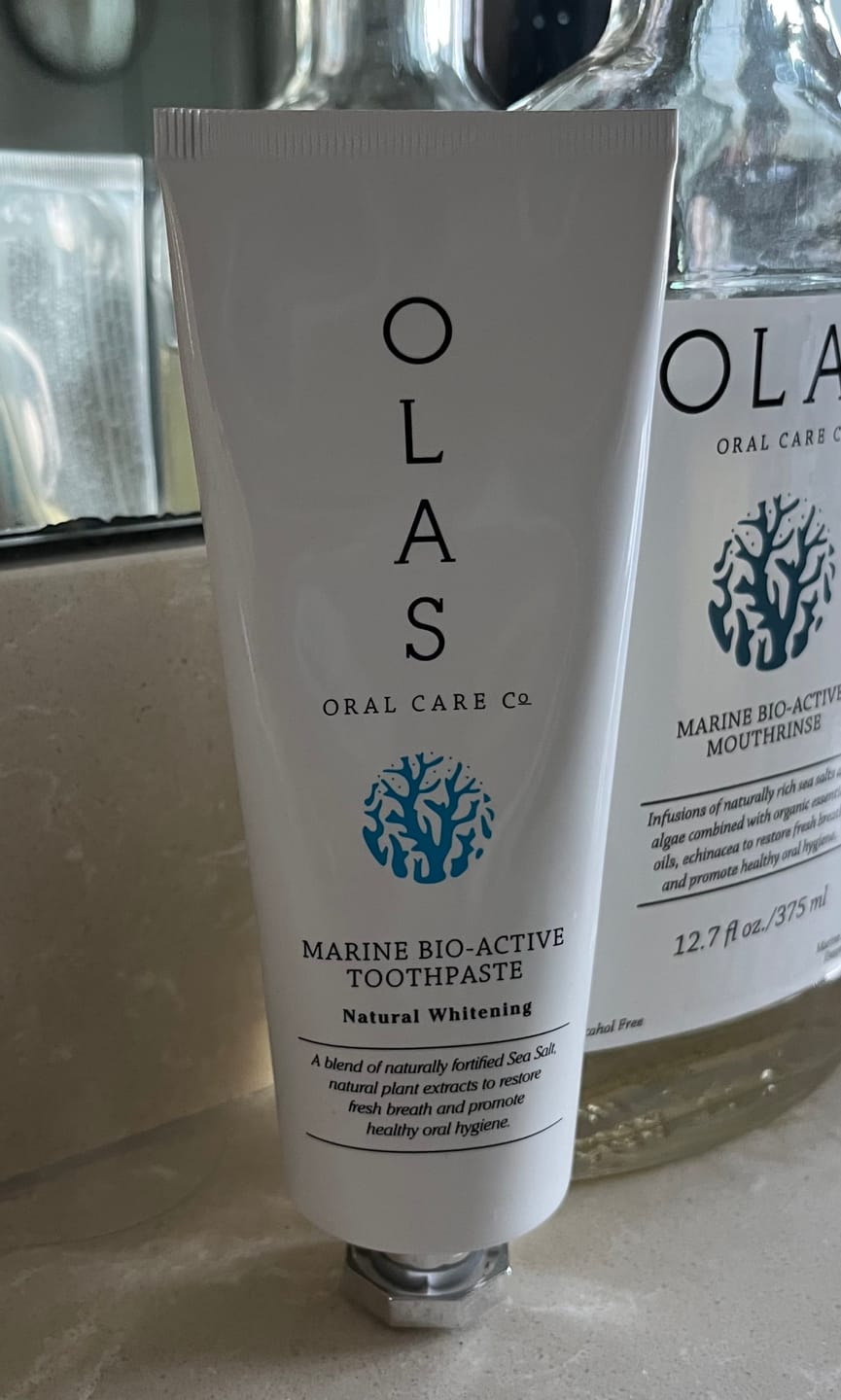 Customer photo review of NEW - OLAS Marine Bio-Active Toothpaste