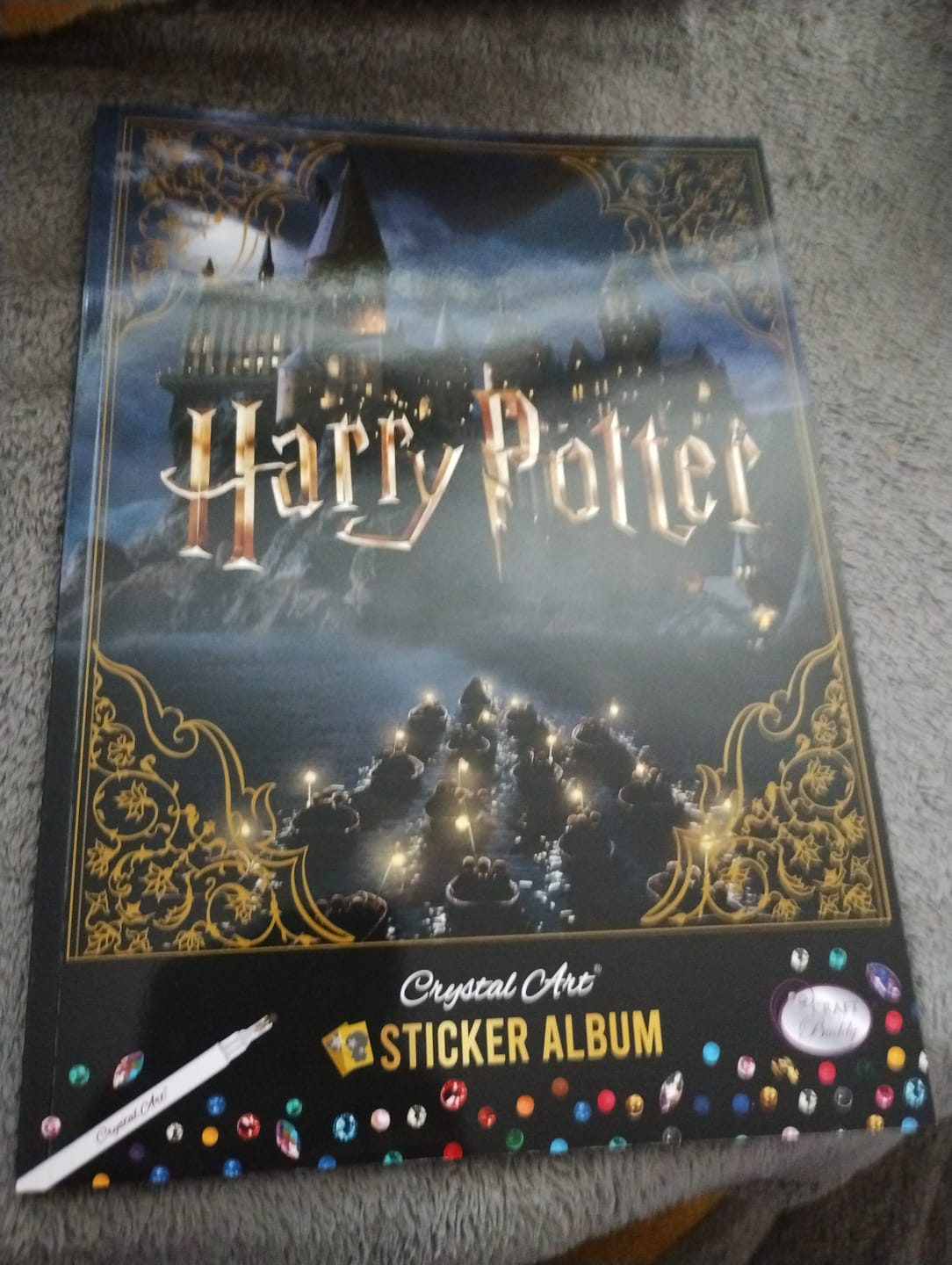 Customer photo review of Harry Potter Crystal Art Sticker Album - Starter Pack