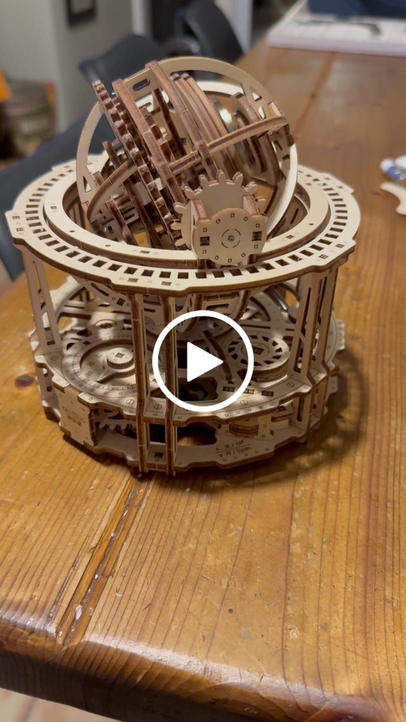 Customer video review of Rokrgeek Tourbillon Timer 3D Wooden Puzzle