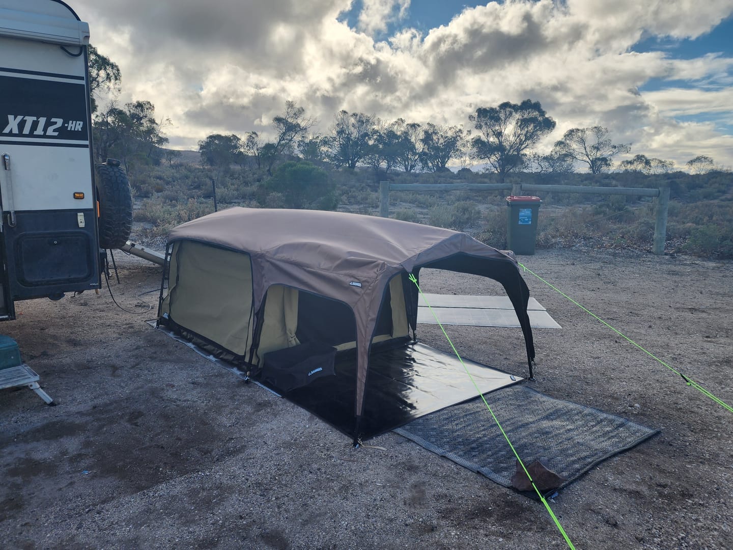 Customer photo review of Rainger Touring 1550 Awning Swag - RT4 Sandstorm