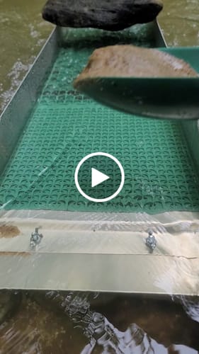 Customer video review of 10X38 Compact Combo Gold Sluice Box