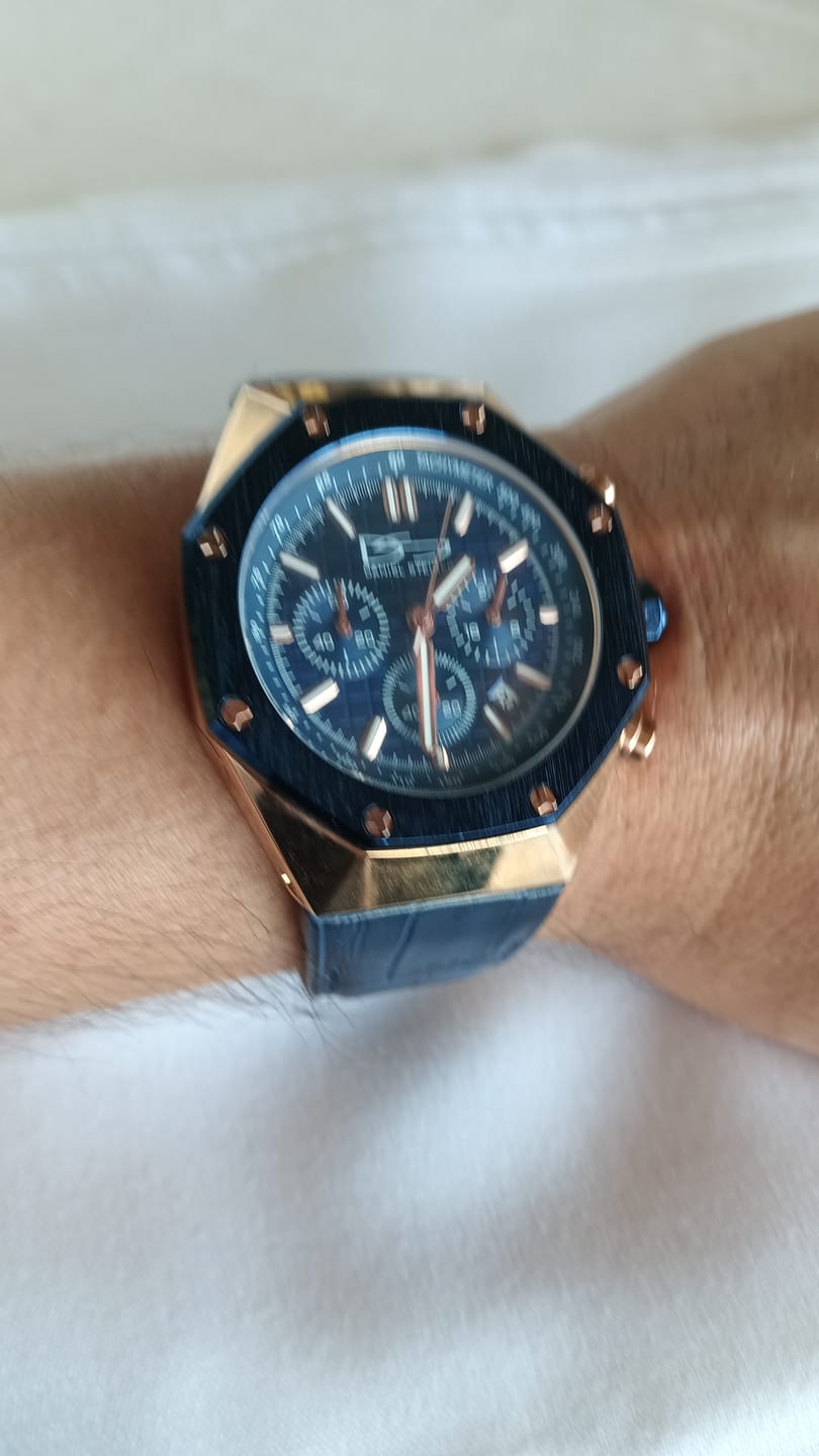 Customer photo review of Senator Blue Men's Watch
