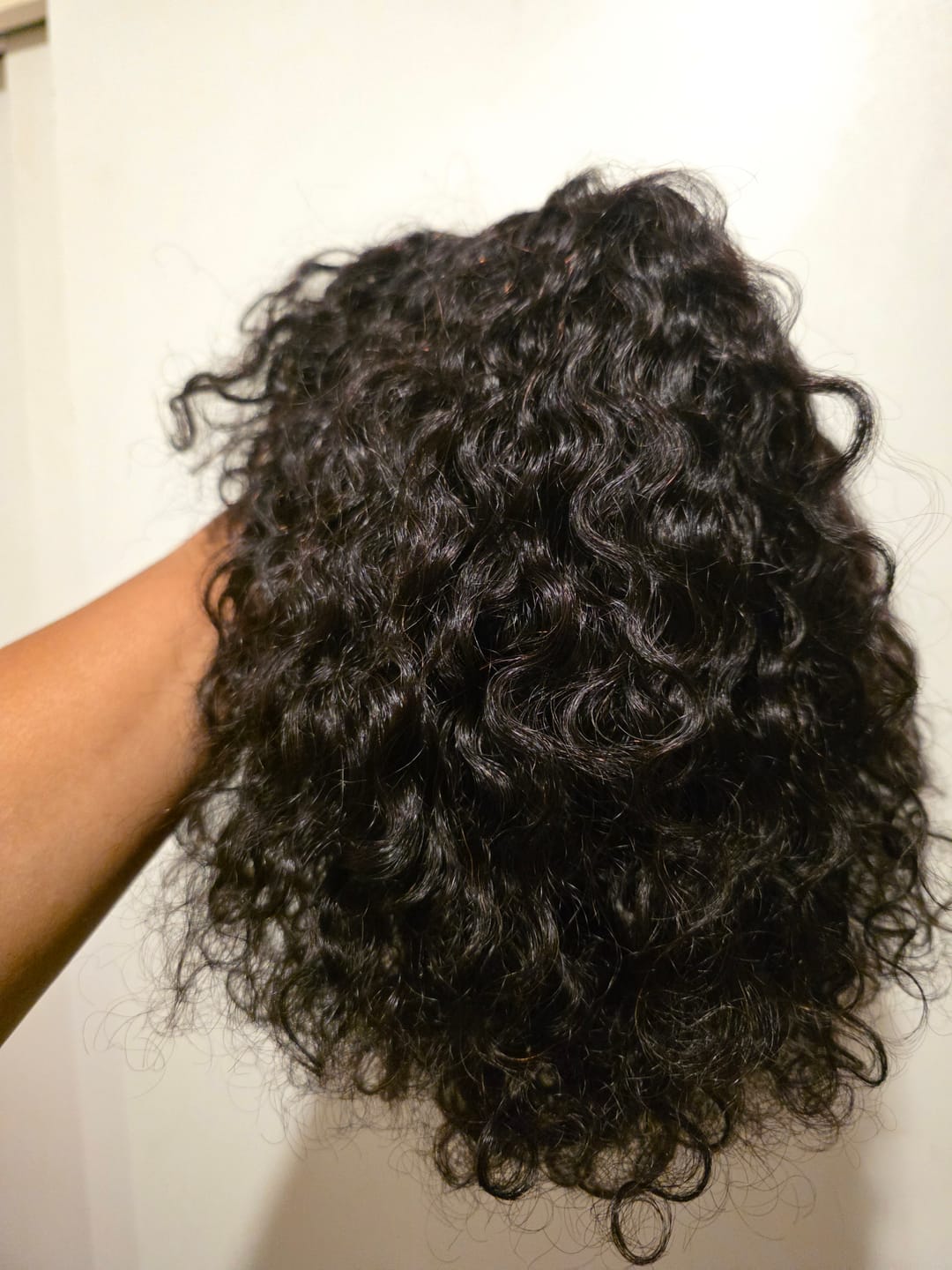 Customer photo review of Brazilian Water Wave Fringe - Zoe