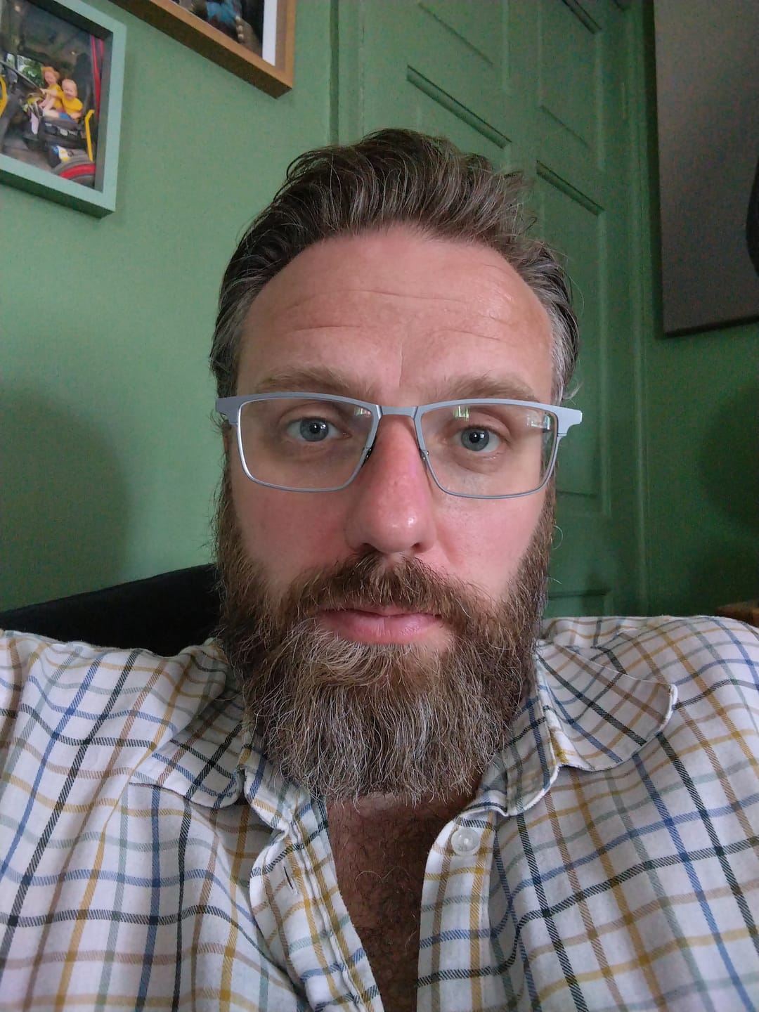 Customer photo review of Jensen | Magnetic Clip-on Eyeglasses Sunglasses | ZanyLen Best Sellers
