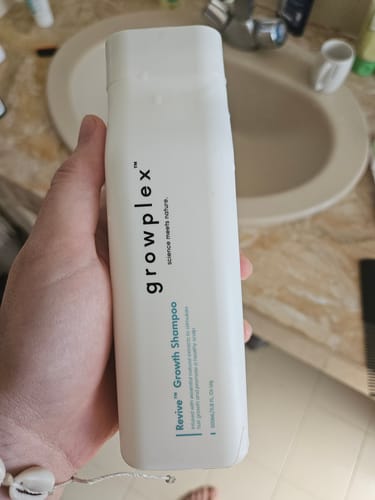 Customer photo review of Revive™ Hair Growth Shampoo – Strengthen & Nourish