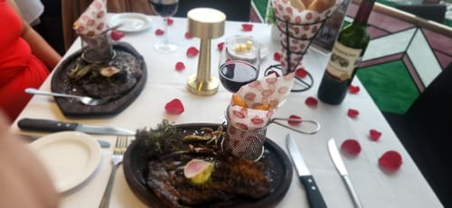 Customer photo review of Cena Romántica