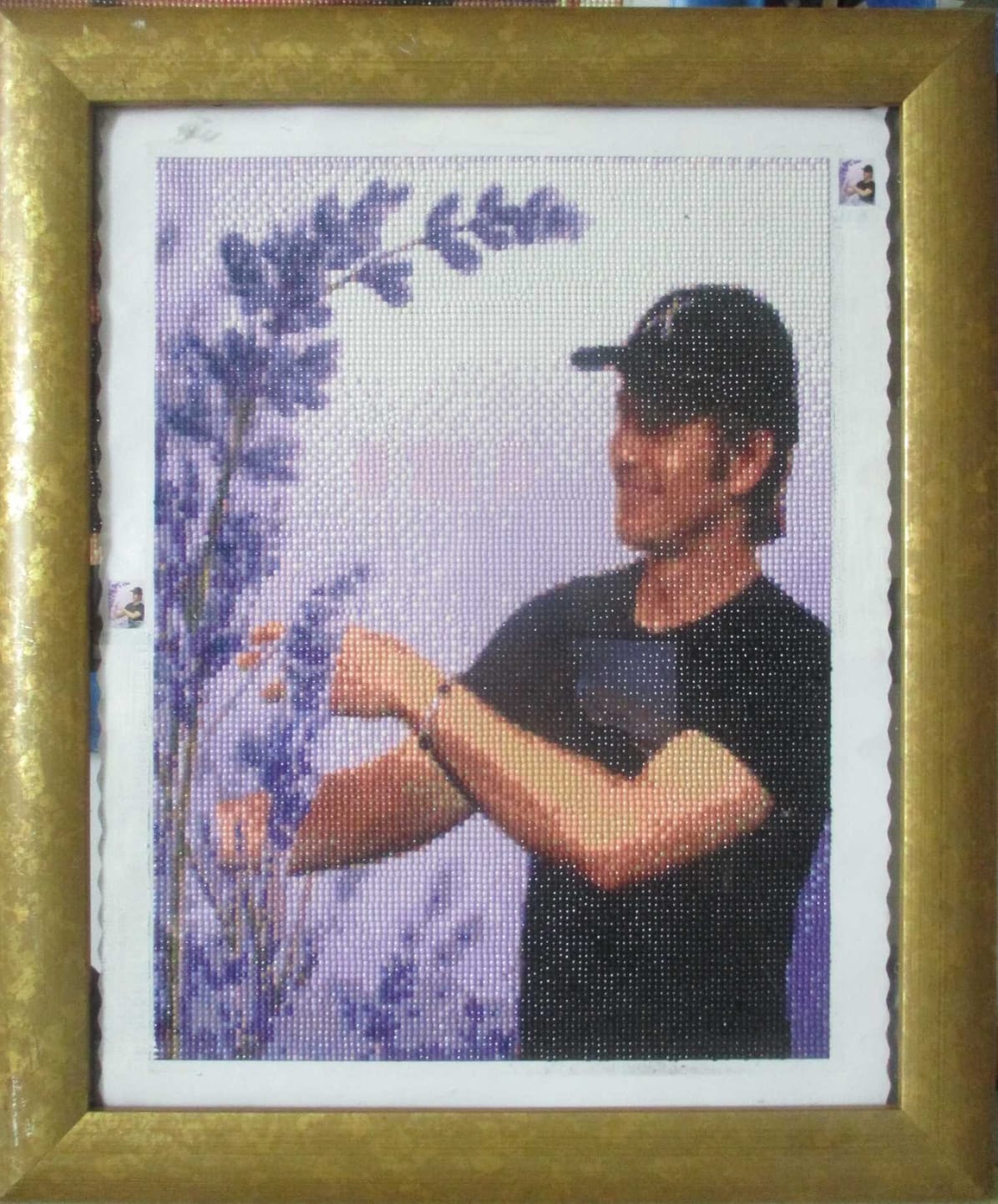 Customer photo review of Custom Diamond Painting Kits - Upload Any Image - Create Your Own