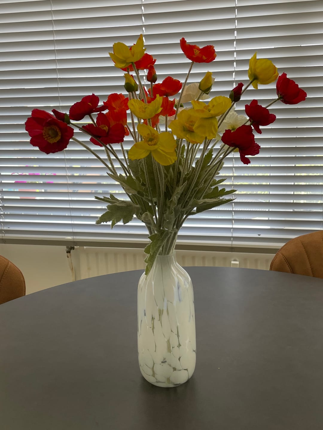 Customer photo review of Zijden Klaprozen - Mix