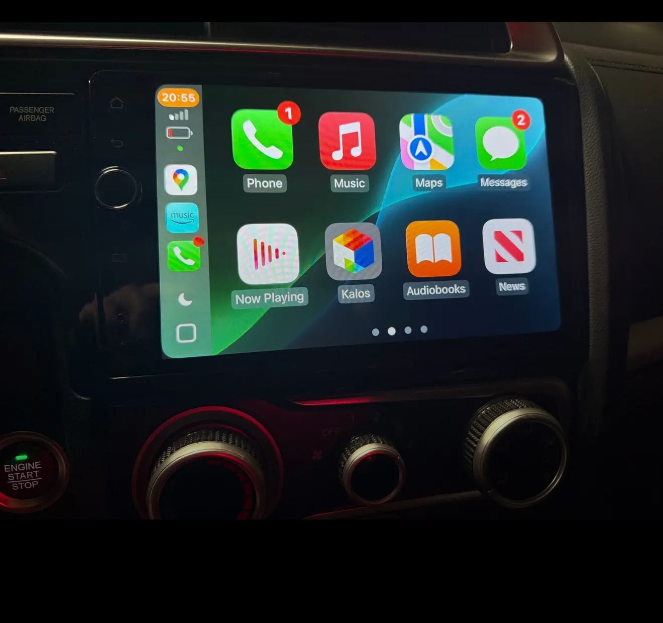 Customer photo review of Honda Jazz/Fit 2014-2019 — Premium 9” CarPlay & Android Auto Head Unit