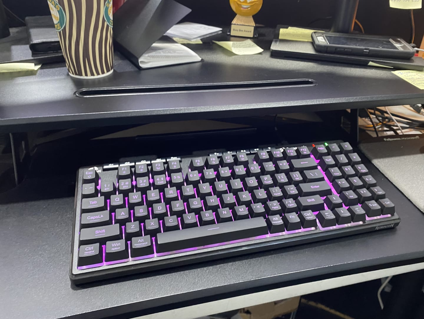 Customer photo review of Redragon K517RGB-PRO Gaming Keyboard