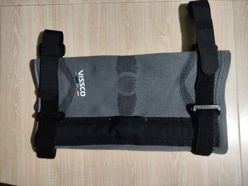 Customer photo review of Hinged Knee Cap | Supports the Knee joint with mediolateral hinges | Color - Grey (Single Piece)