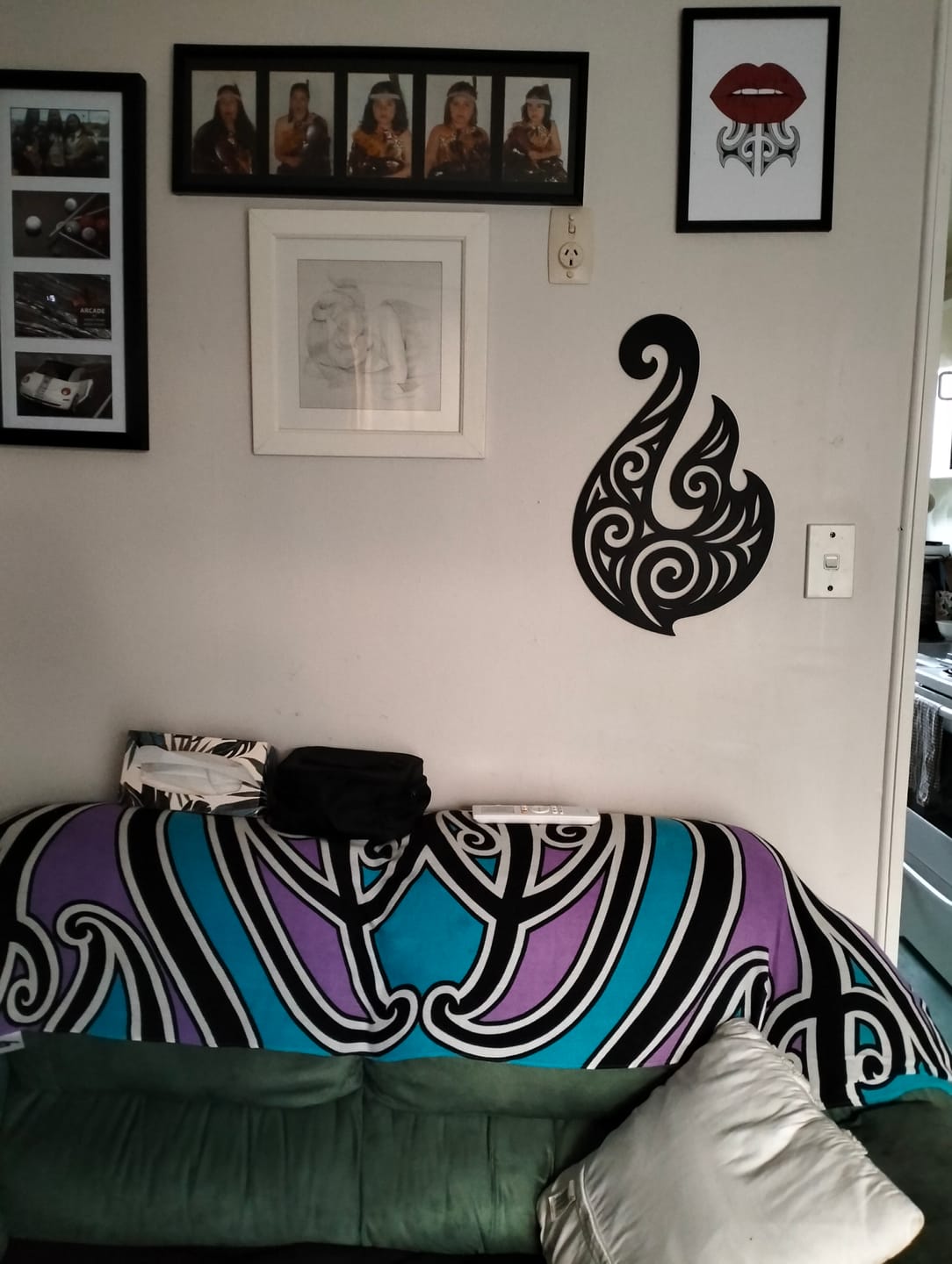 Customer photo review of Koru Swirl Fish hook