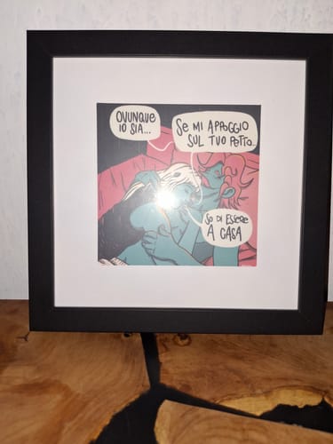 Customer photo review of Quadretto 20x20 - Ovunque io sia