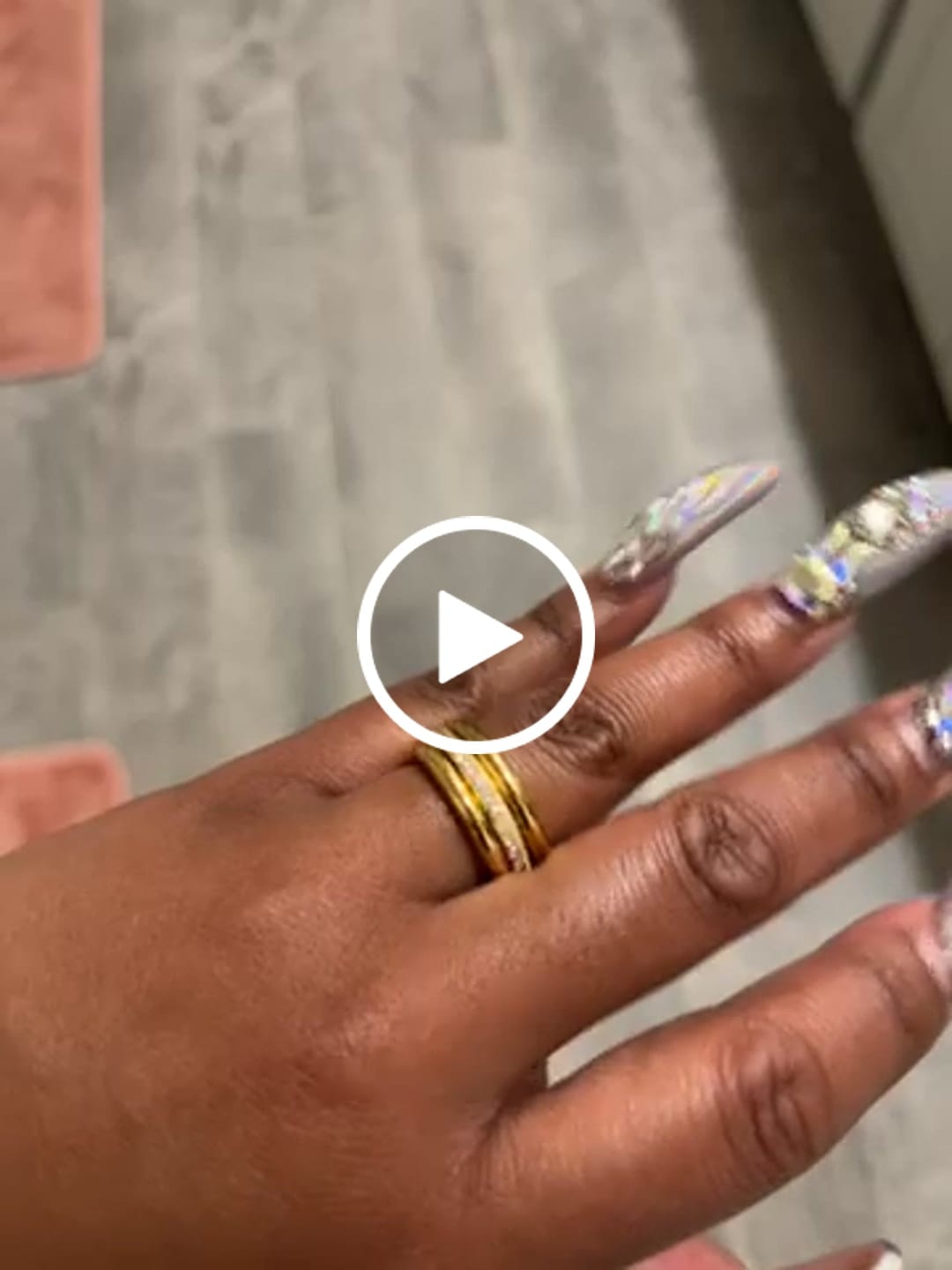 Customer video review of Vana Trio Gold & Crystal Ring Set