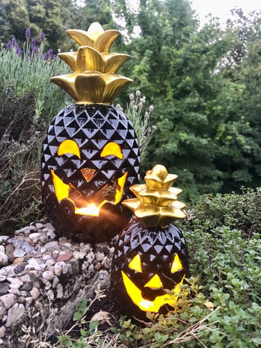 Customer photo review of Summerween Ananas Deko Fratze
