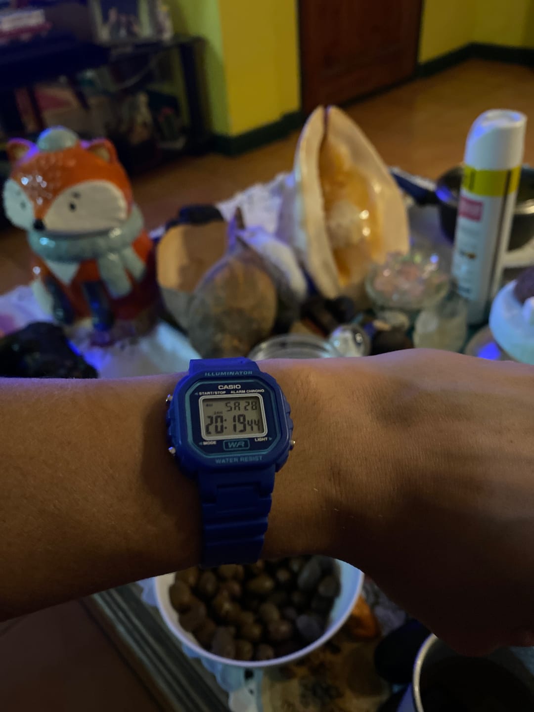 Customer photo review of Reloj Casio Vintage LA-20WH-2ADF Azul