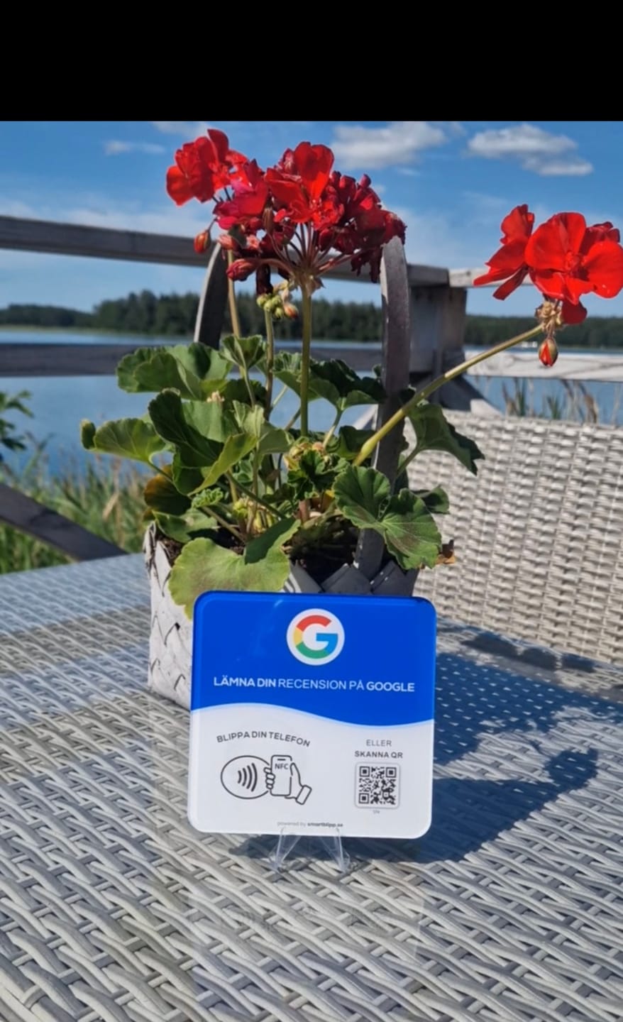 Customer photo review of Google Recensionsplatta