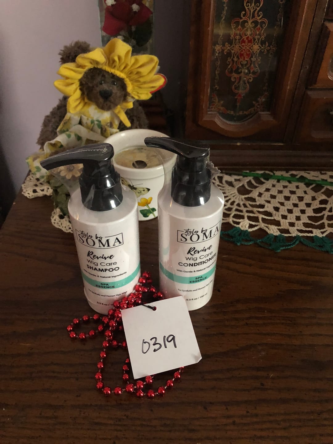 Customer photo review of **NEW** REVIVE Wig Shampoo