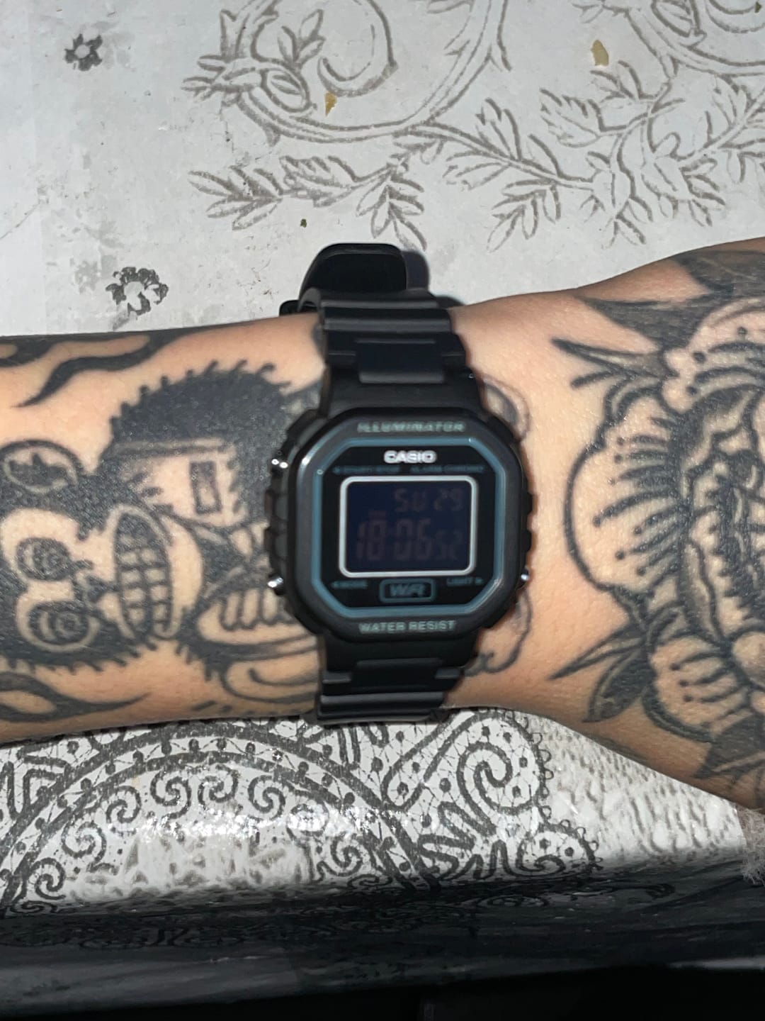 Customer photo review of Reloj Casio Vintage LA-20WH-1BDF Negro