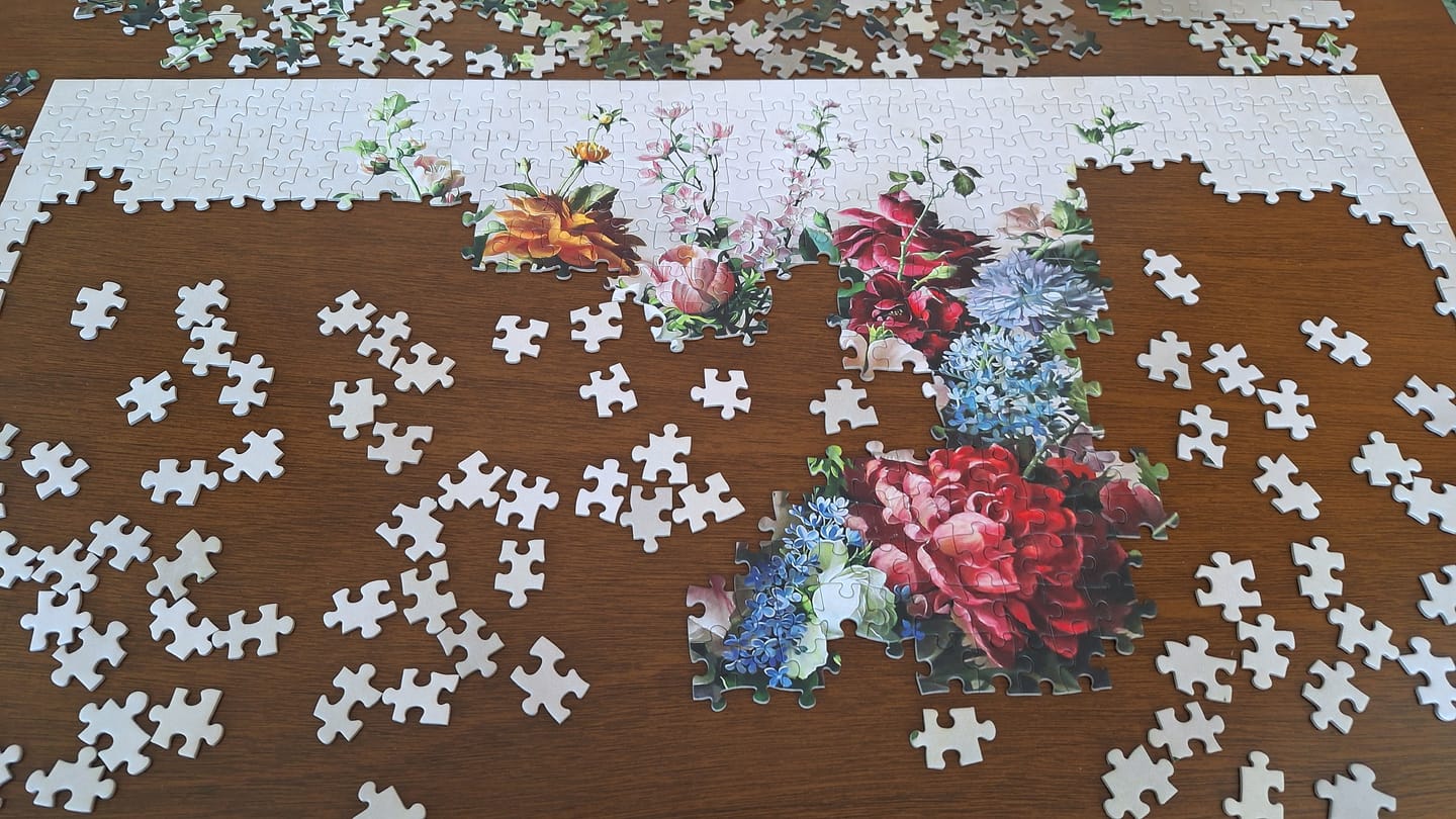 Customer photo review of Puzzle 1000 Piezas - Glamour Bouquet
