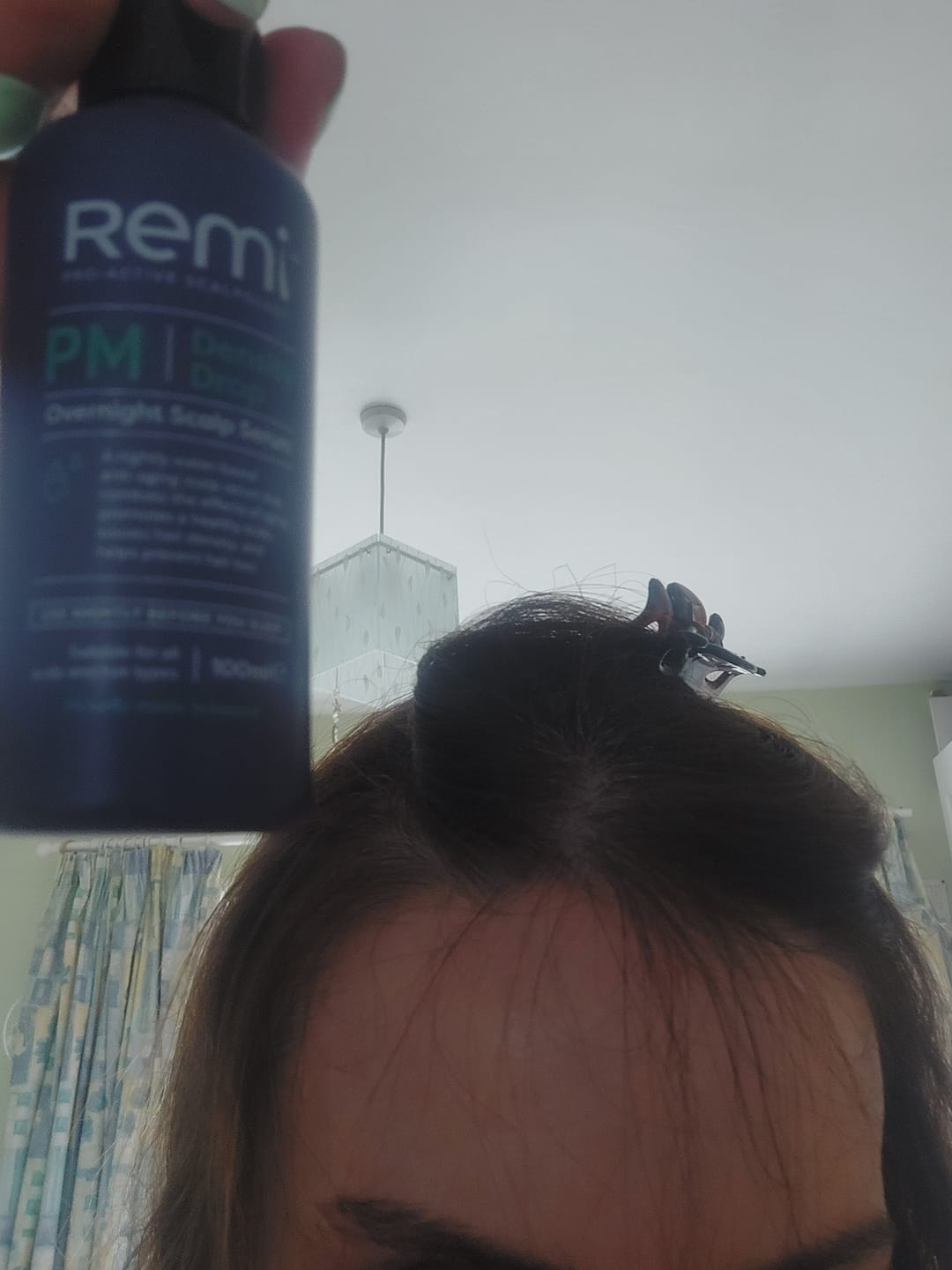 Customer photo review of Density Drop - Overnight Scalp Serum