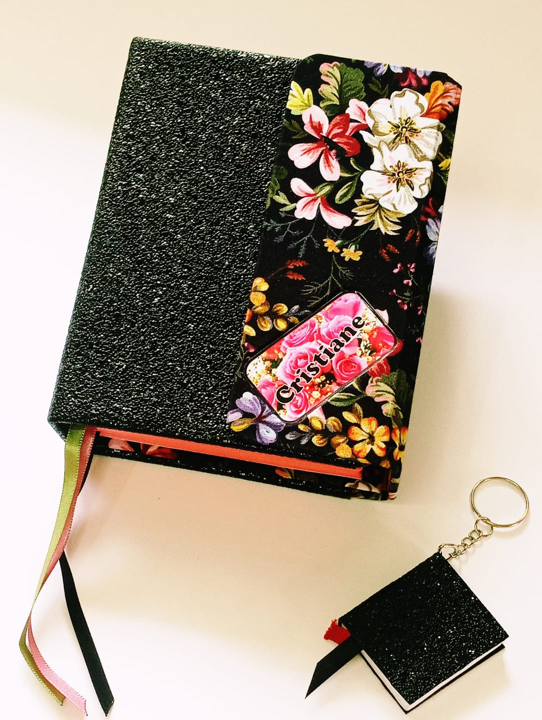 Customer photo review of SHINE GLITTER 0,8MM COM FUNDO SPUN COR PRETO