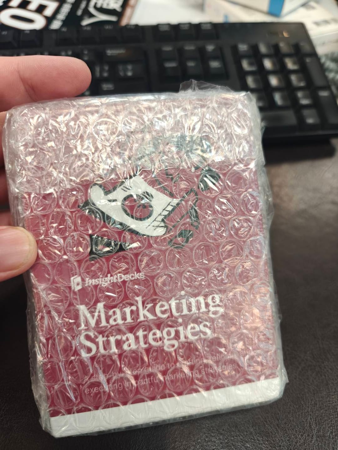 Customer photo review of Marketing Strategies Card Deck