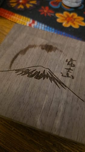 Customer photo review of Free Walnut Coaster