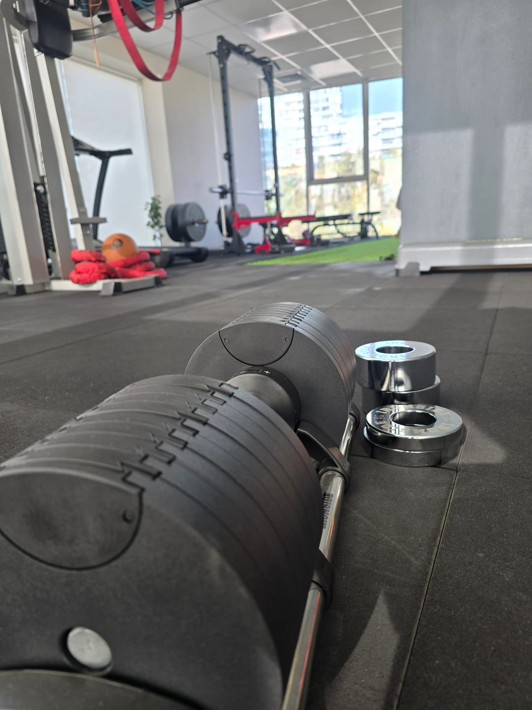 Customer photo review of Set Discos Fraccionados (1 y 2.5 kg) IRONSIDE