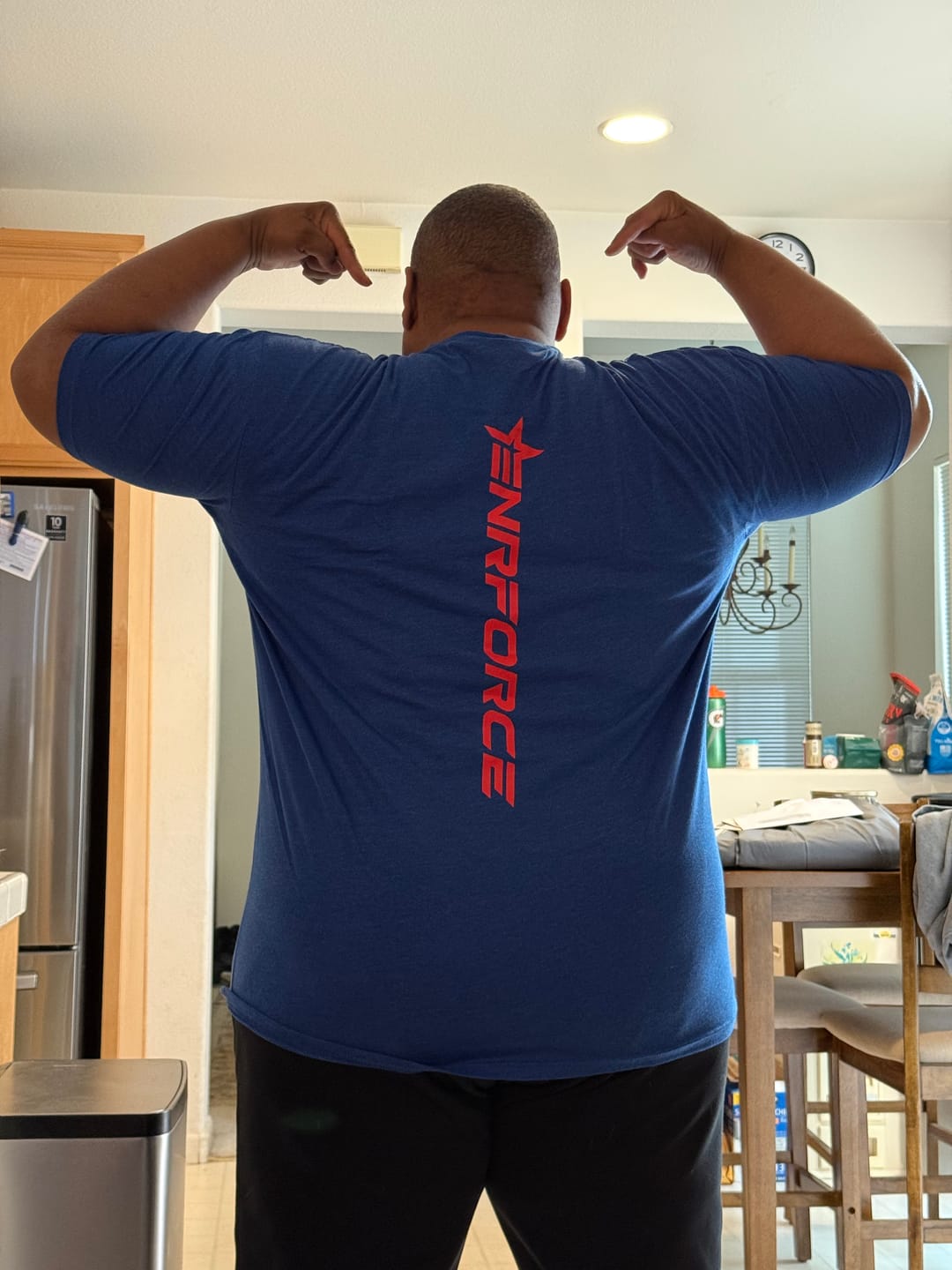 Customer photo review of Rogue Tee